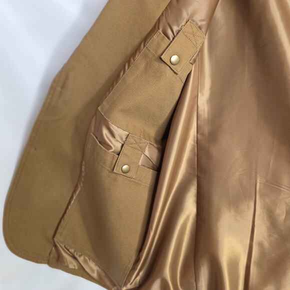 Duluth Trading L Firehose Brown Heavy duty Utility Jacket n Blazer Multi pokts - Picture 8 of 16